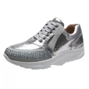 Bliklik Women Fashion Rhinestones Sneakers