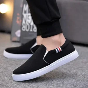 Bliklik Men Casual Breathable Flat Canvas Shoes