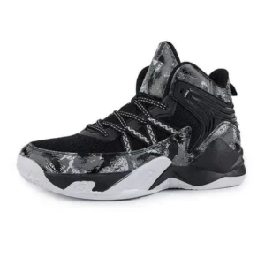 Bliklik Men Fashion Trend Breathable High Top Basketball Shoes