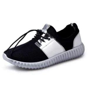 Bliklik Men Casual Color Matching Mesh Breathable Wear-Resistant Sports Shoes