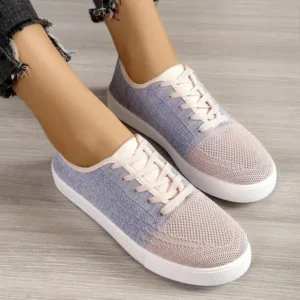 Bliklik Summer Women Fashion Casual Fly-Woven Mesh Breathable Sneakers