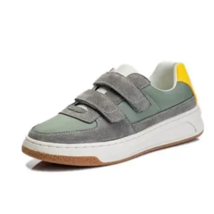 Bliklik Women Casual Colorblock Platform Velcro Sneakers